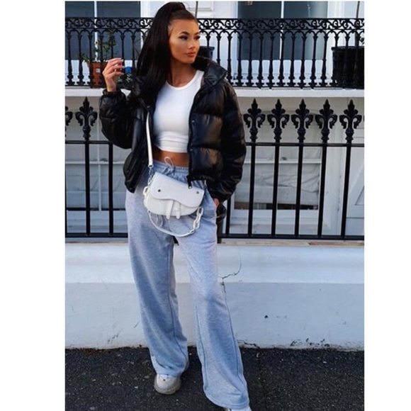 Rib-Knit White High Neck Crop Tank Top - Picture 15 of 16